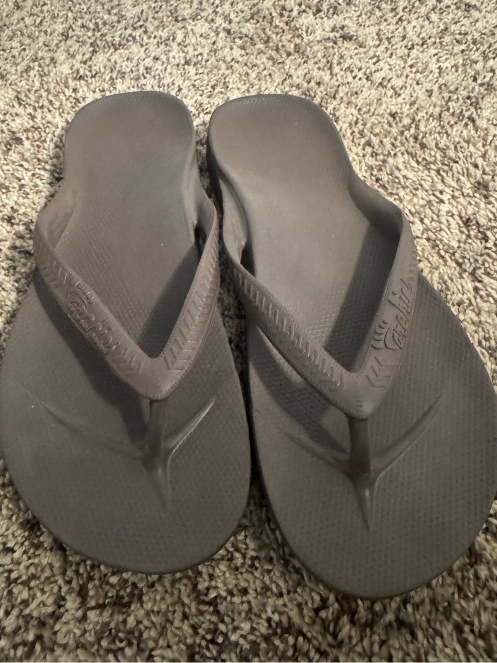 Women's Dark Brown Archie’s Flip Flop Sandals